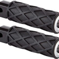 Arlen Ness Knurled Diamond Passenger Footpegs Chrome Harley Davidson Softail