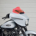 Klock Werks Ice Kolor Flare Windshield 8" Pink Ice Harley Davidson Street Glide