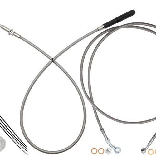 Fat Baggers EZ Install Cable Kit for 16" Ape Bars Stainless #219916