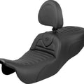 Saddlemen RoadSofa Tuck-N-Roll Seat with Driver Backrest #815-07-202B0