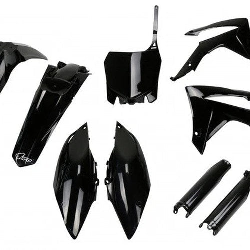 UFO Complete Plastics Kit Black HOKIT116F-001 for Honda CRF250R 4-Stroke/CRF450R