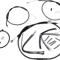 Burly Handlebar Cable/Line Kit for 12" Jail Bar w/ABS Dual Disc Black #B30-1268