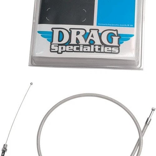 DS Braided Throttle Cable Stock #186857 Harley Davidson