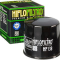 Hiflo Oil Filter Black #HF138 for Suzuki Burgman 650/Burgman 650 Executive