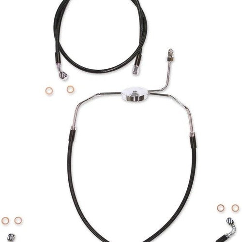 Magnum XR Non-ABS Complete Front Brake Kit Black/Chrome #SBC1304-19