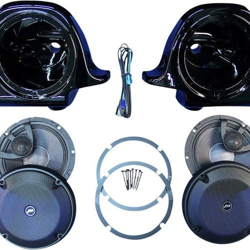 J&M Rokker Xrp Lower Fairing Speaker Kit 6.58" 200W #HL13-6582TW-XRP