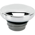 DS Chrome Screw-In Gas Cap Non-Vented Harley Davidson 139569