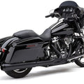 Cobra 4-1/2" 2-1 Exhaust Black 6451RB Harley M8 Touring