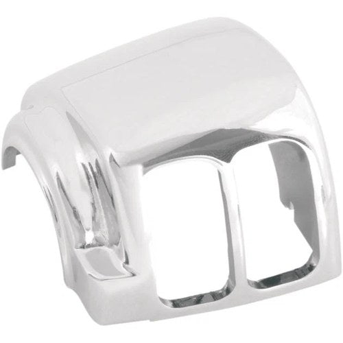 DS Radiused Upper Left Replacement Switch Housing Chrome Harley Davidson 141739