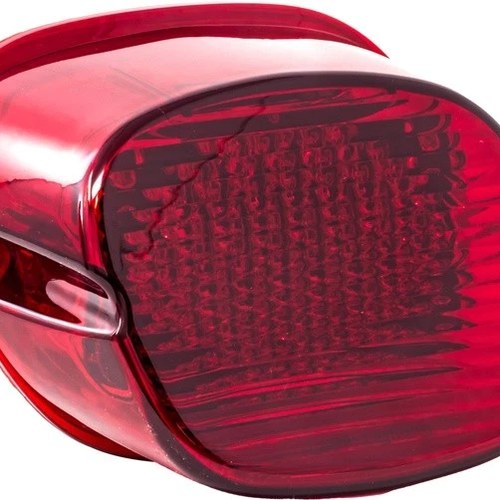 Letric Lighting Deluxe Strobing Slantback LED Taillight Red
