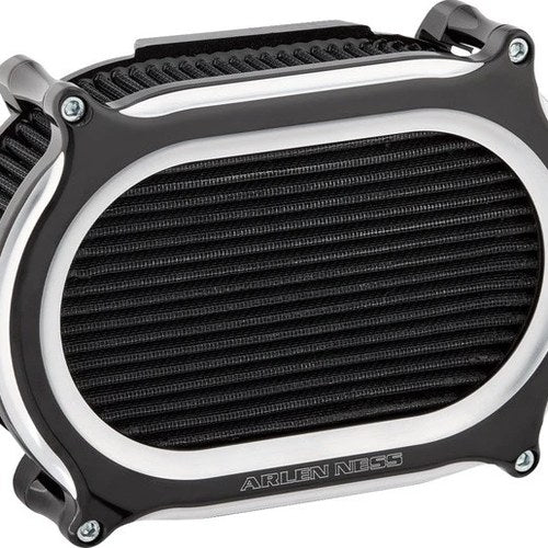 Arlen Ness Stage II Performance Air Filter Kit Contrast Black #600-186