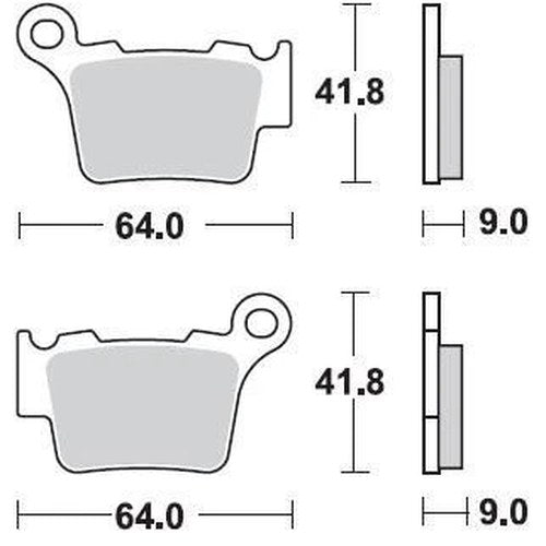 Braking CM46 Brake Pads #891CM46 KTM/Husqvarna/Husaberg/Sherco/BMW