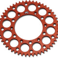 Renthal 520 Ultralight Aluminum Rear Sprocket 53T Orange #224U-520-53GPOR