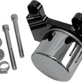 Accutronix Oil Filter/Regulator Mount Black #RM2141B Harley Davidson
