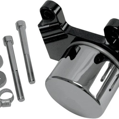 Accutronix Oil Filter/Regulator Mount Black #RM2141B Harley Davidson