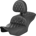 Saddlemen RoadSofa LS/CF Seat With Backrest #285019 Harley Davidson