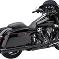 Cobra Neighbor Hater Dual Cut Mufflers Black Harley M8 Touring 2017-2023