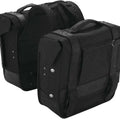 Burly Throwover Saddlebags Black