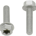 Bolt Motorcycle Hardware Torx Hex Head Flange Bolts M5 x 20mm 10-Pack