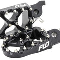 Flo Pro Series Footpegs Black FPEG-798BLK for Kawasaki/Honda