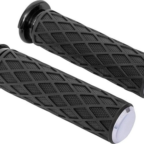 Arlen Ness Diamond Grips Chrome #500-005 Harley Davidson