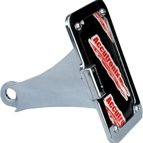Accutronix Side-Mount License Plate Assembly Chrome #LPF106HV-C Harley Davidson