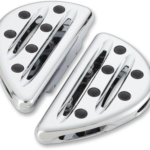 Arlen Ness Deep Cut Passenger Floorboards Chrome #06-866 Harley Davidson
