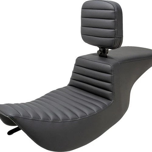 Saddlemen Tour Step-Up Tuck-N-Roll Seat With Backrest #284612 Harley Davidson