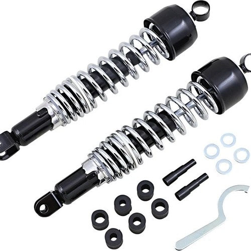 Emgo Classic Shocks 365mm Chrome Black for Honda CB750/Super Sport/CB1100