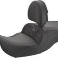 Saddlemen RoadSofa CF Seat With Backrest #284438 Harley Davidson