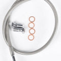Streamline Universal Brake Line Kit Rear Clear 24"