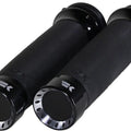 Khrome Werks Custom Contour Turbine Tip Grips Black #500220 Harley Davidson
