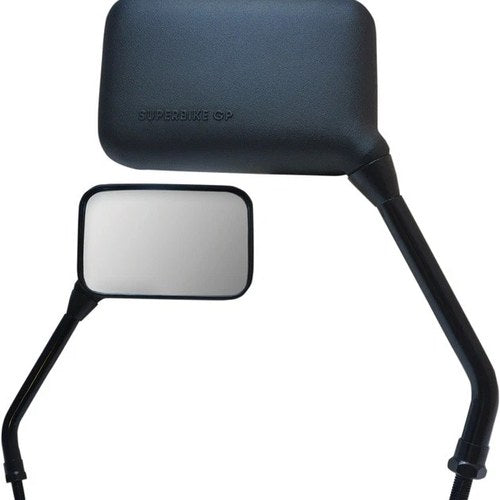 Parts Unlimited AX Mirror Right 6" Stem Black