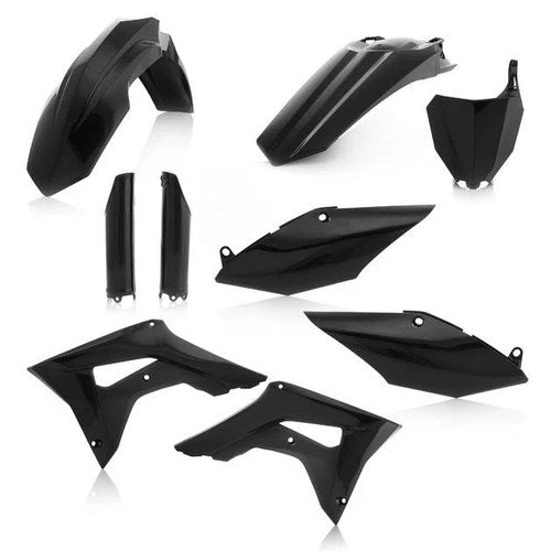 Acerbis Full Plastics Kit Black #2630700001 Honda CRF450R 2017