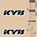 Dcor Suspension Decal Kit Kyb Black