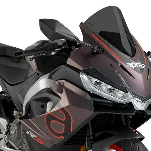 Puig R Racer Windscreen Dark Smoke #22274F Aprilia RS 457 2024-2025