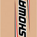 Dcor Upper Fork Decals Showa Black/White/Red
