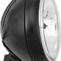 HardDrive 7" Grooved Headlight Bottom Mount Black #L20-6084GDBE Harley Davidson