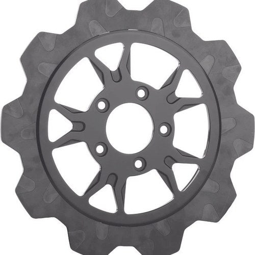 Lyndall Crown Cut B-52 Rear Brake Rotor 11.5" Black #2102-2158 Harley Davidson