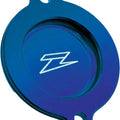 Zeta Oil Filter Cover Blue #ZE90-1312 for Yamaha WR250R/WR250X