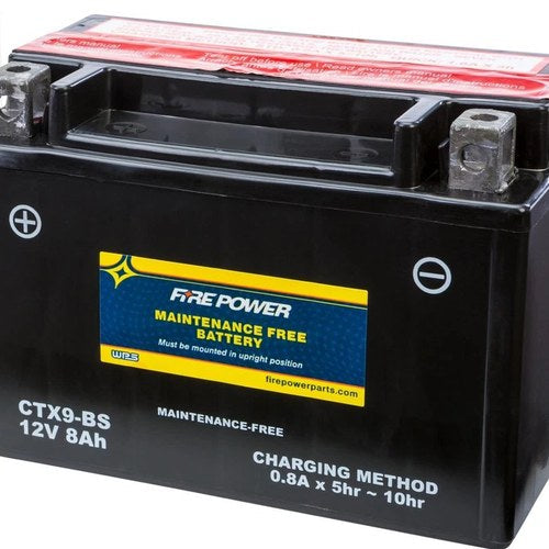 Wps Fire Power CTX9-BS Maintenance Free Battery #CTX9-BS