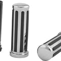 HardDrive Rail Style Grips w/ Smooth End Caps #H17-0513T Harley Davidson