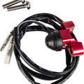 Fire Power Billet Space Saver Perch Mount Kill Switch Red