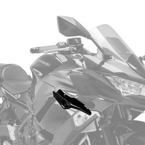 Puig Spoiler Fairing Winglets Black 3882N for Kawasaki Ninja 650R/Ninja 650R ABS