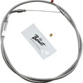 Barnett Pull Throttle Cable Stainless Braided #112553 Harley Davidson