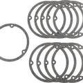 James 3-Hole Derby Cover Gaskets Paper 10-Pack #JGI-25416-70 Harley Davidson