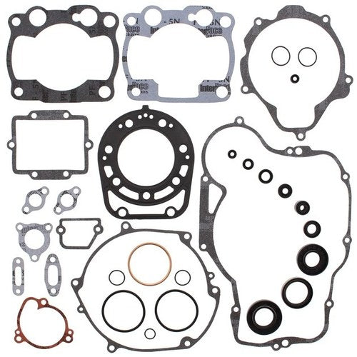 Vertex-Winderosa Complete Gasket Kit with Oil Seals Kawasaki KX250 1990-1991