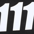 Dcor SX Plate Number #1 6"H White 3-Pack
