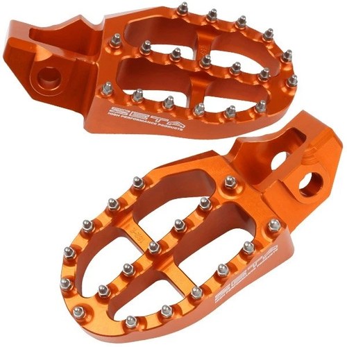 Zeta Aluminum Footpegs Orange #ZE93-1827 KTM