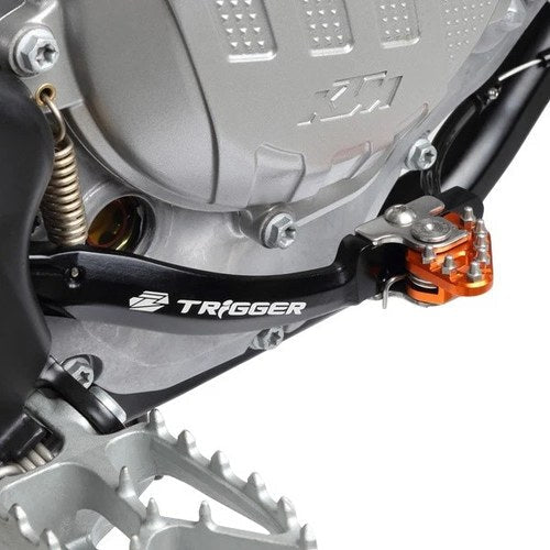Zeta Trigger Brake Pedal Orange #ZE90-7413 KTM